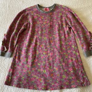 Kate Spade Sweater Dress, Pink Flowers, L